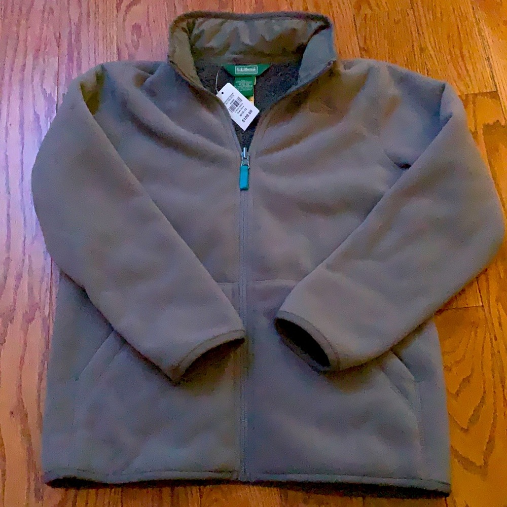 Kids LL Bean fleece lined sweatshirt